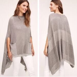 Anthropologie Moth Madison Park Long Poncho